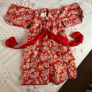 Kids Vintage Asian/Japanese Kimono/Robe